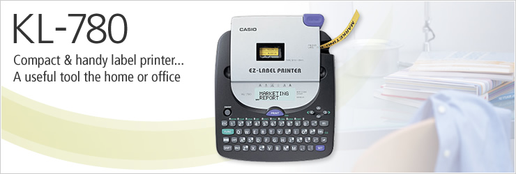 KL-780 - LABEL IT! - Label Printers - CASIO