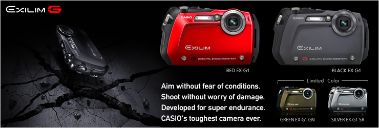 EX-G1 - EXILIM G - Digital Cameras - CASIO