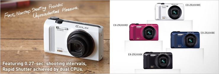 EX-ZR200 - HIGH SPEED - Digital Cameras - CASIO EX-ZR200 - HIGH SPEED - Digital Cameras - CASIO