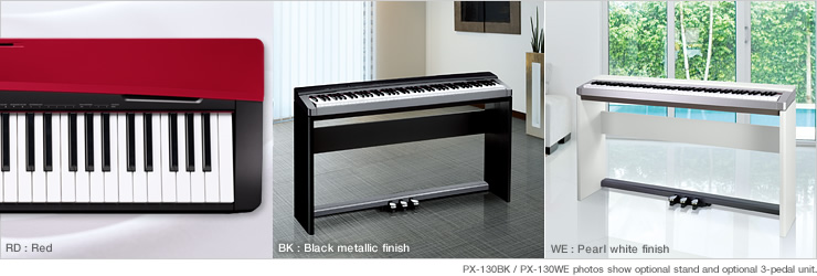 PX-130RD/BK/WE - Privia Digital Pianos - Electronic Musical