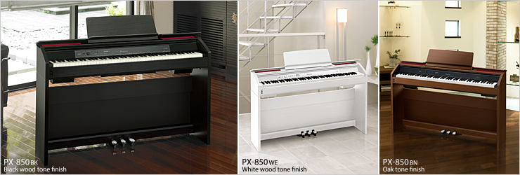 PX-850BK/WE/BN - Privia Digital Pianos - Electronic Musical 