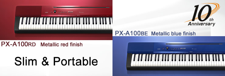 PX-A100RD/BE - Privia Digital Pianos - Electronic Musical