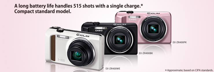 EX-ZR400 - HIGH SPEED - Digital Cameras - CASIO