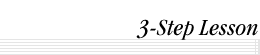 3-Step Lesson