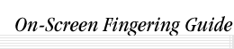 On-Screen Fingering Guide