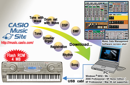 Observatory Kondensere lovende WK-3800 - High-Grade Keyboards - Electronic Musical Instruments - CASIO