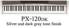 PX-120DK [Silver and dark gray tone finish]