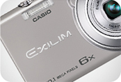 A 20-megapixel model with a clean-lined stainless body.