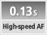 0.13S High-speed AF