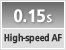 0.15S High-speed AF