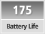 Battery Life Approx. 175 still images