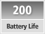 Battery Life Approx. 200 still images