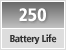 Battery Life Approx. 250 still images