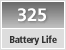 Battery Life Approx. 325 still images
