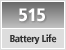 Battery Life Approx. 515 still images