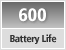 Battery Life Approx. 600 still images