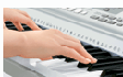 Piano-style keys with Touch Response for more expressive potential