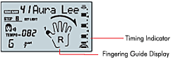 Musical Information System (LCD) with Timing Indicator