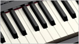 Mat finish keys for easier playability and an elegant touch