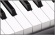 76 piano-style keyboard