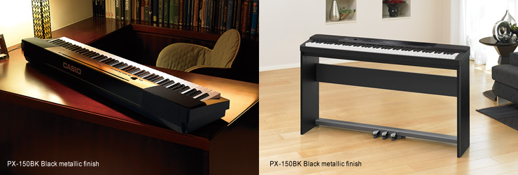 PX-150BK/WE - Privia 數位鋼琴- 電子樂器- CASIO