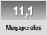 11,1 Megapíxeles