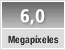 6,0 Megapíxeles