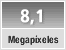 8,1 Megapíxeles