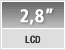 2,8 Pulgadas LCD