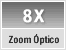 Zoom Óptico de 8x